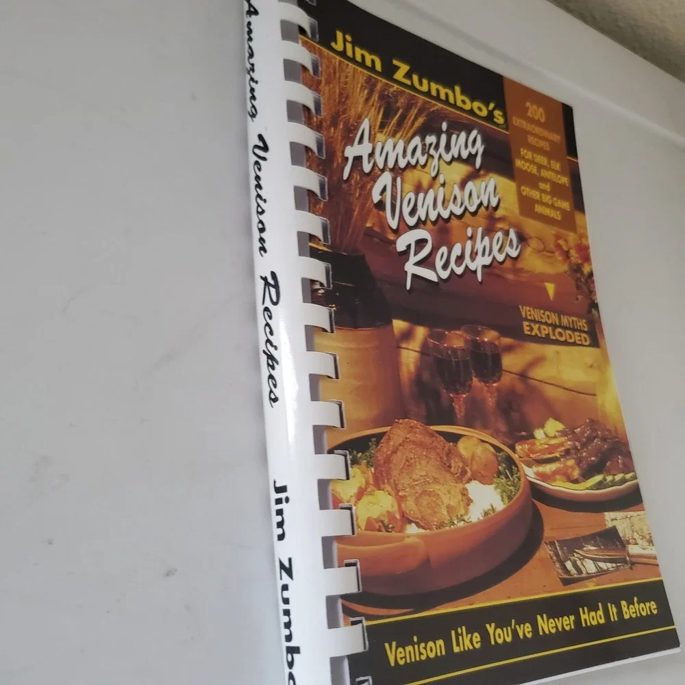 Jim Zumbo's Amazing Venison Recipes Signed Cookbook Wild Game Deer Elk Moose